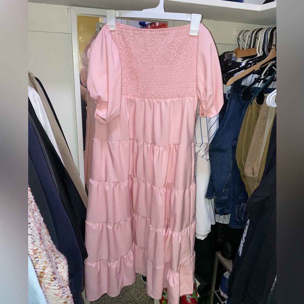 Pink Temu Dress
